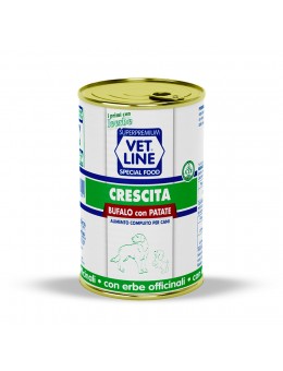 Crescita Bufalo con Patate 400 gr.  umido - 24 Lattine