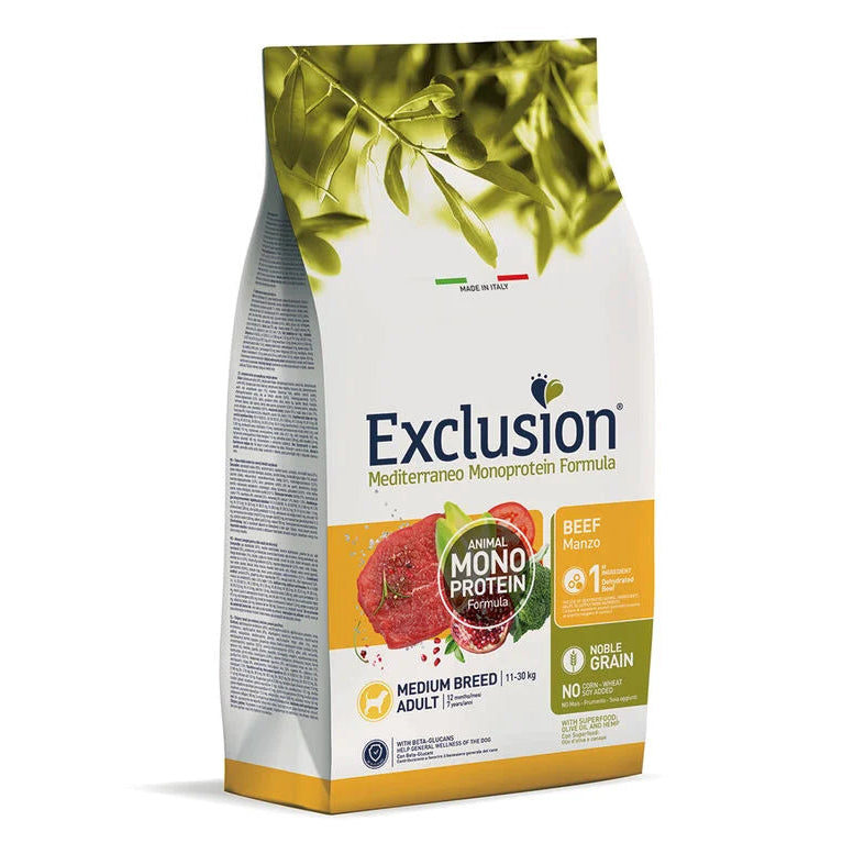 EXCLUSION ADULT MEDIUM BEEF 3KG
