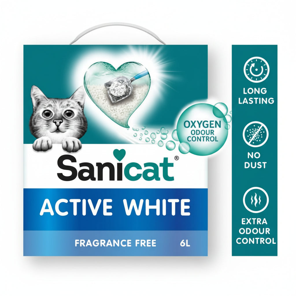 SANICAT ACTIVE WHITE FRAGANCE FREE 6 L