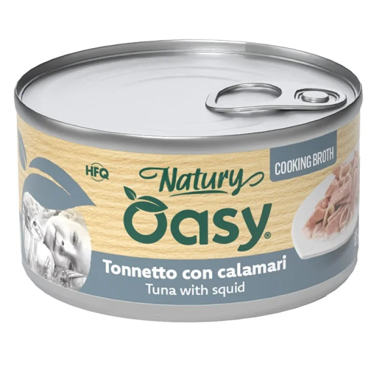 NATURY CAT - TONNETTO CON CALAMARI 24X85 G OASY