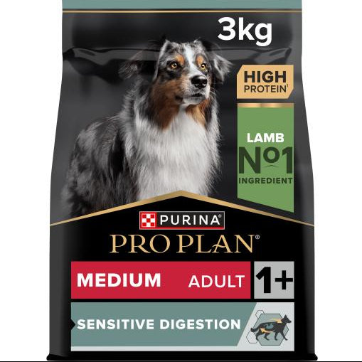 PURINA PRO PLAN DIGESTIV DOG MEDIUM ADULT AGNELLO 3KG