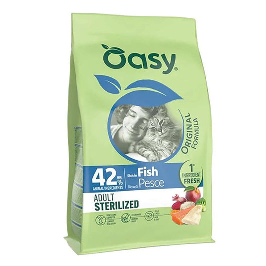 STERILISED PESCE 1.5 KG OASY