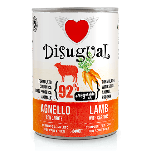 DISUGUAL DOG AGNELLO E CAROTE 3X400G