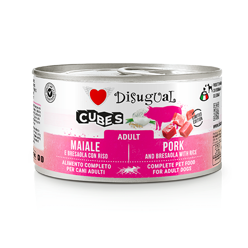 DISUGUAL CUBES DOG - MAIALE 6X150G