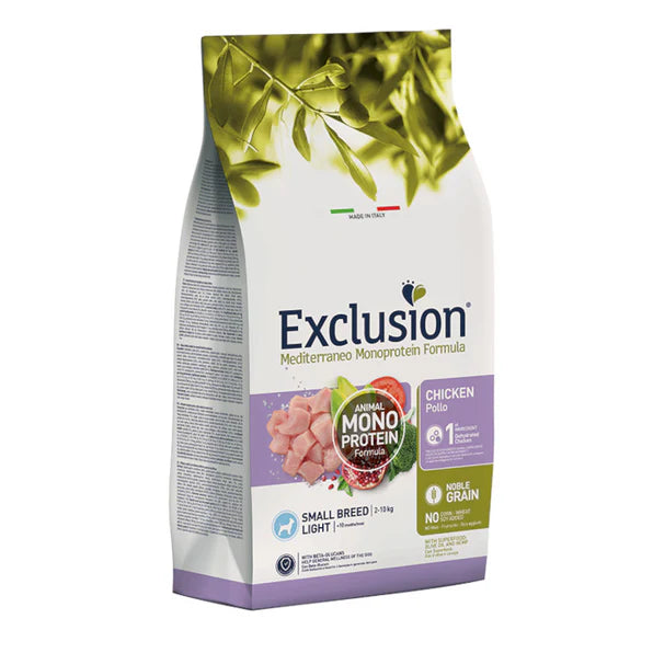 EXCLUSION ADULT SMALL LIGHT POLLO-2KG