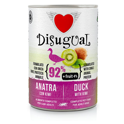 DISUGUAL DOG ANATRA E KIWI 3X400G