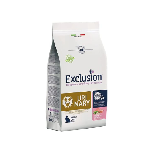 Exclusion Diet Urinary Gatti Maiale, Piselli e Riso 1,5 Kg