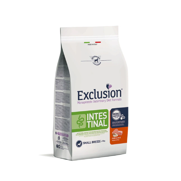 EXCLUSION DIET INTESTINAL MAIALE E RISO SMALL 2 Kg