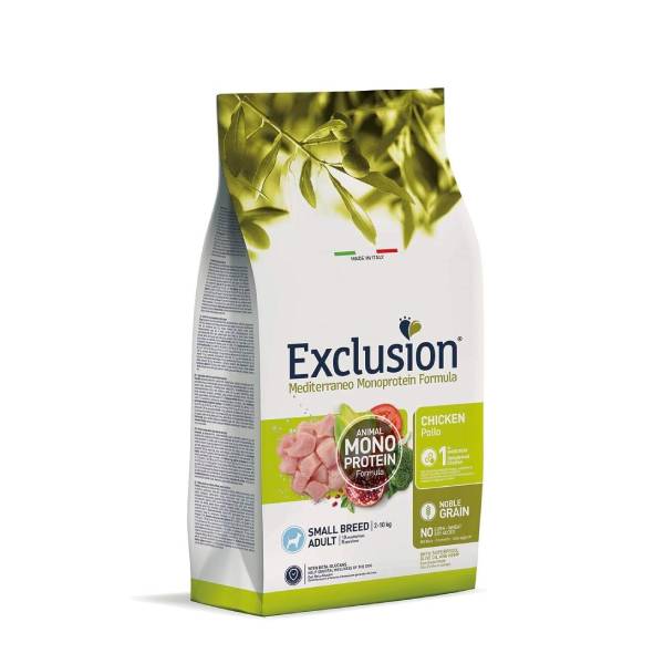 Exclusion Mediterraneo Monoprotein Adult Small Breed Pollo 7 kg