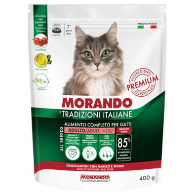 MORANDO GATTO ADULT MANZO E SUINO 400 G