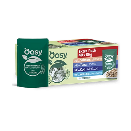 EXTRA PACK PESCE 40X85 G OASY