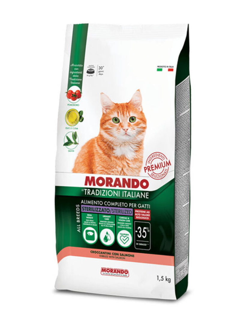 MORANDO GATTO STER SALMONE 1.5KG