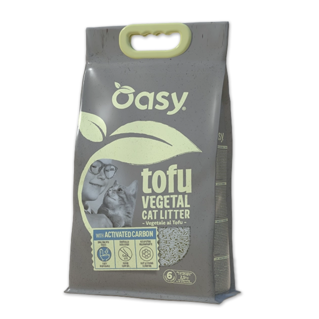 LETTIERA TOFU ACTIVATED CARBON 6 LT OASY