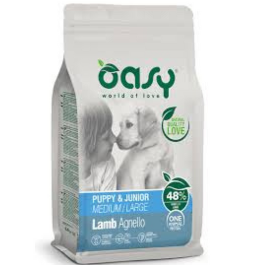 PUPPY MEDIUM/LARGE AGNELLO - OASY GRAIN FREE