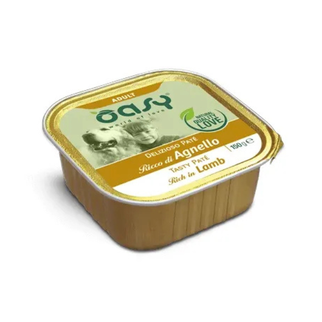 OASY DELIZIOSO PATE' ADULT AGNELLO 6X150 G