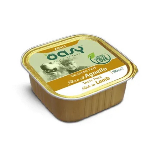 OASY DELIZIOSO PATE' ADULT AGNELLO 6X150 G