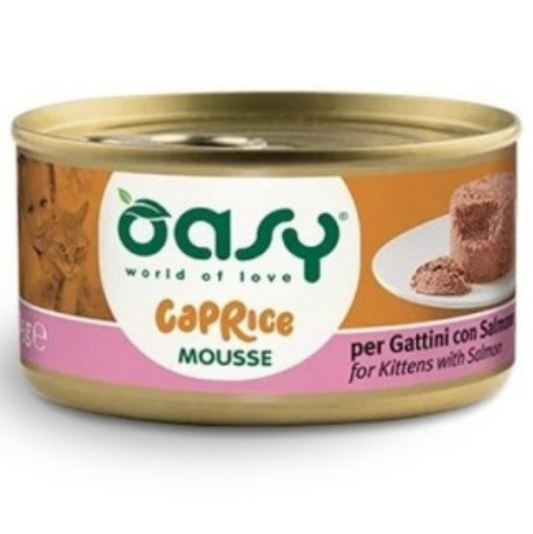 OASY CAPRICE MOUSSE KITTEN SALMONE 12X85 G