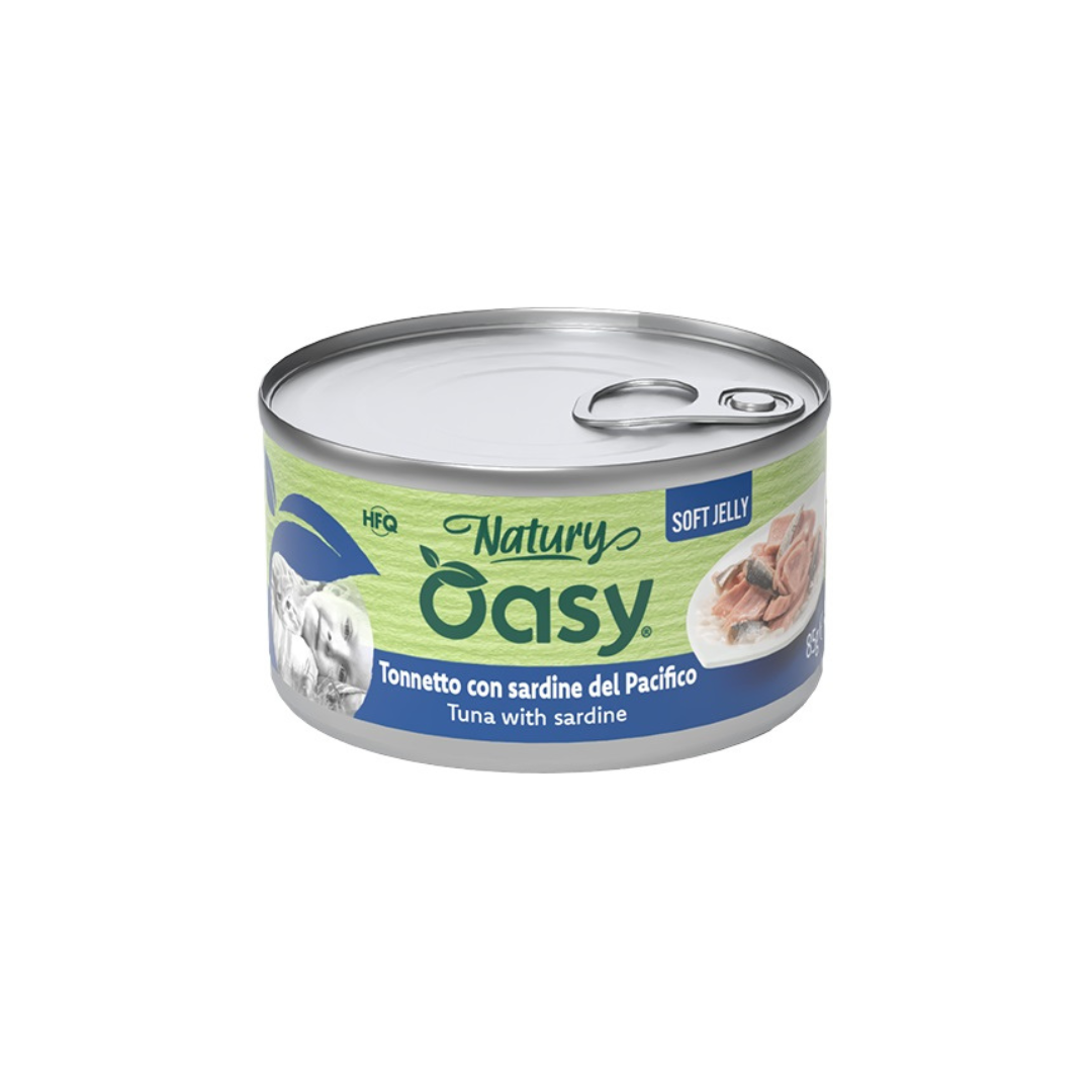 NATURY CAT - TONNETTO CON SARDINE DEL PACIFICO  12X85 G OASY