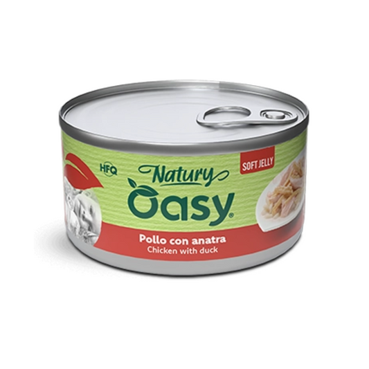 NATURY POLLO CON ANATRA 6X85 G OASY