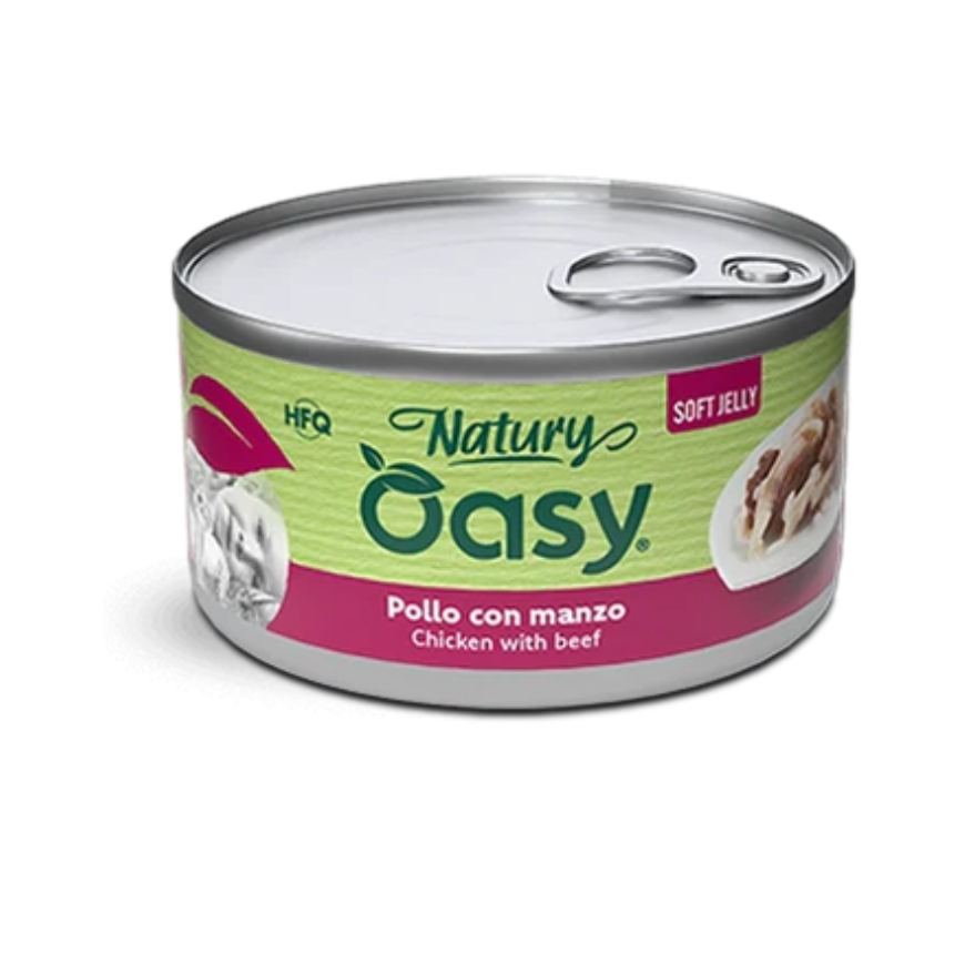 NATURY POLLO CON MANZO 6X85 G OASY