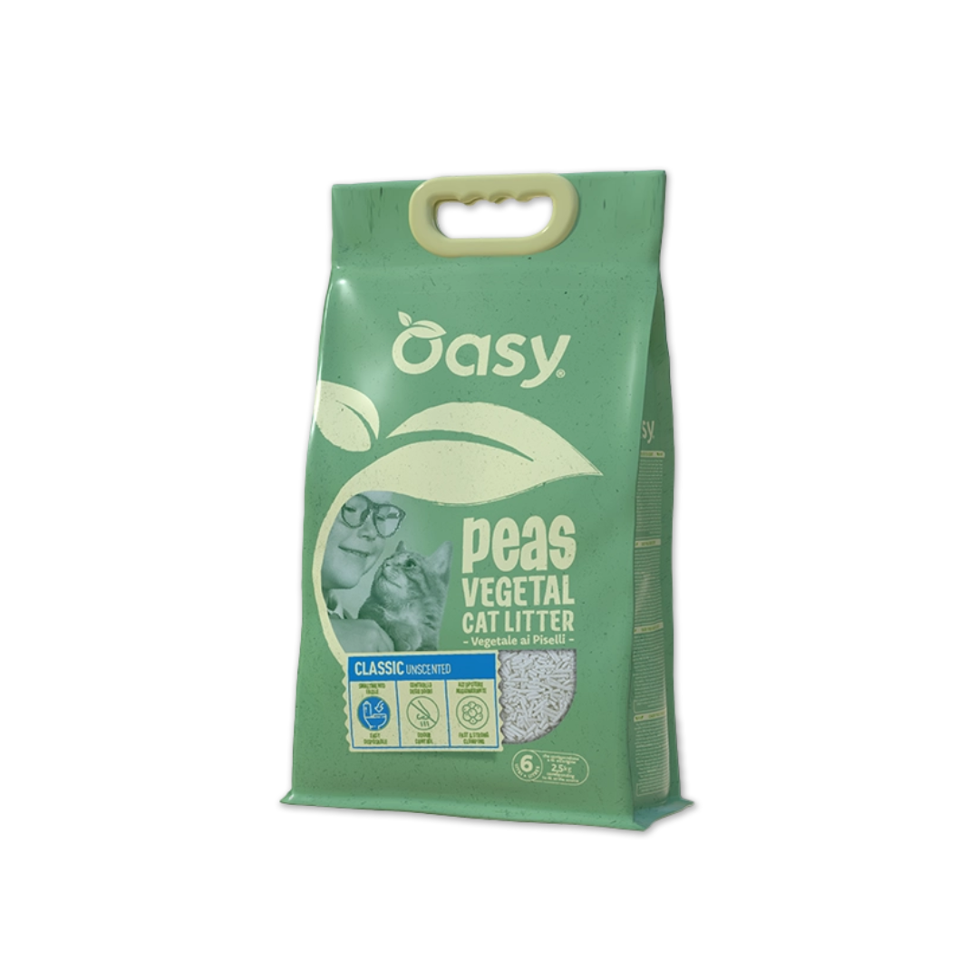 LETTIERA PEAS VEGETAL CLASSIC UNSCENTEND 6 LT OASY