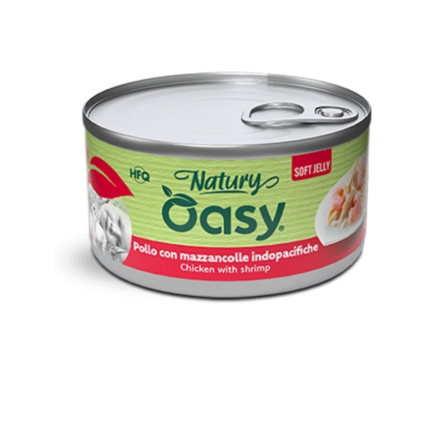 NATURY POLLO CON MAZZANCOLLE 6X85 G OASY