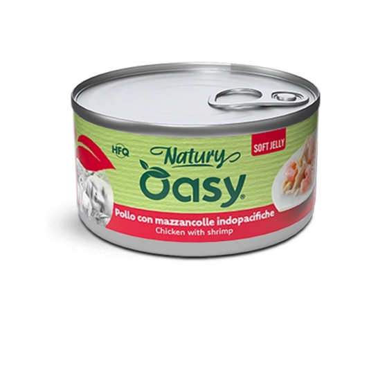 NATURY POLLO CON MAZZANCOLLE 6X85 G OASY
