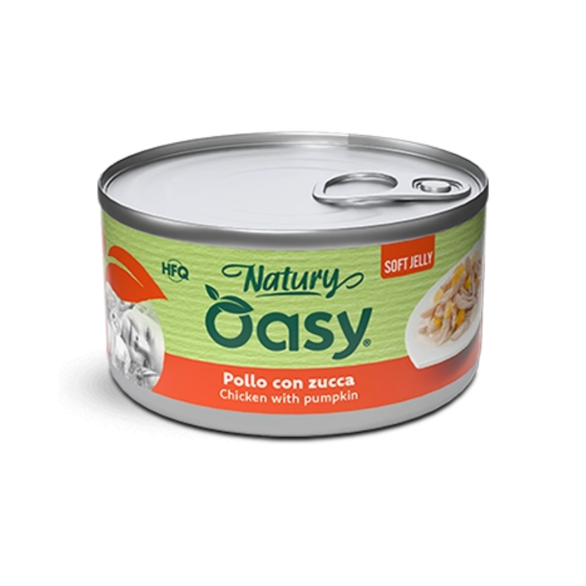 NATURY POLLO CON ZUCCA 6X85 G OASY