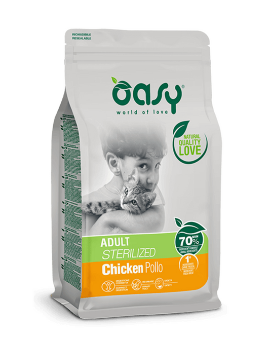 STERILISED POLLO 6 KG OASY