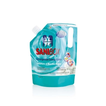 SANIBOX DETERGENTE CONCENTRATO MUSCHIO BIANCO 1L