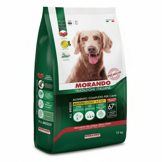 MORANDO ADULT >1 DOG MANZO SUINO E ORZO 2.5 KG