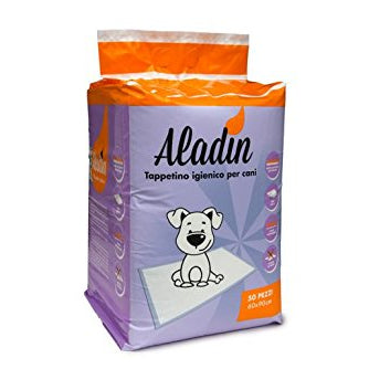 ALADIN TAPPETINI ASSORBENTI PER CANI 60x90CM 50 UNITA