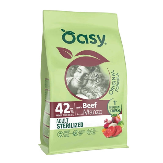 STERILISED CAT MANZO 1.5 KG OASY