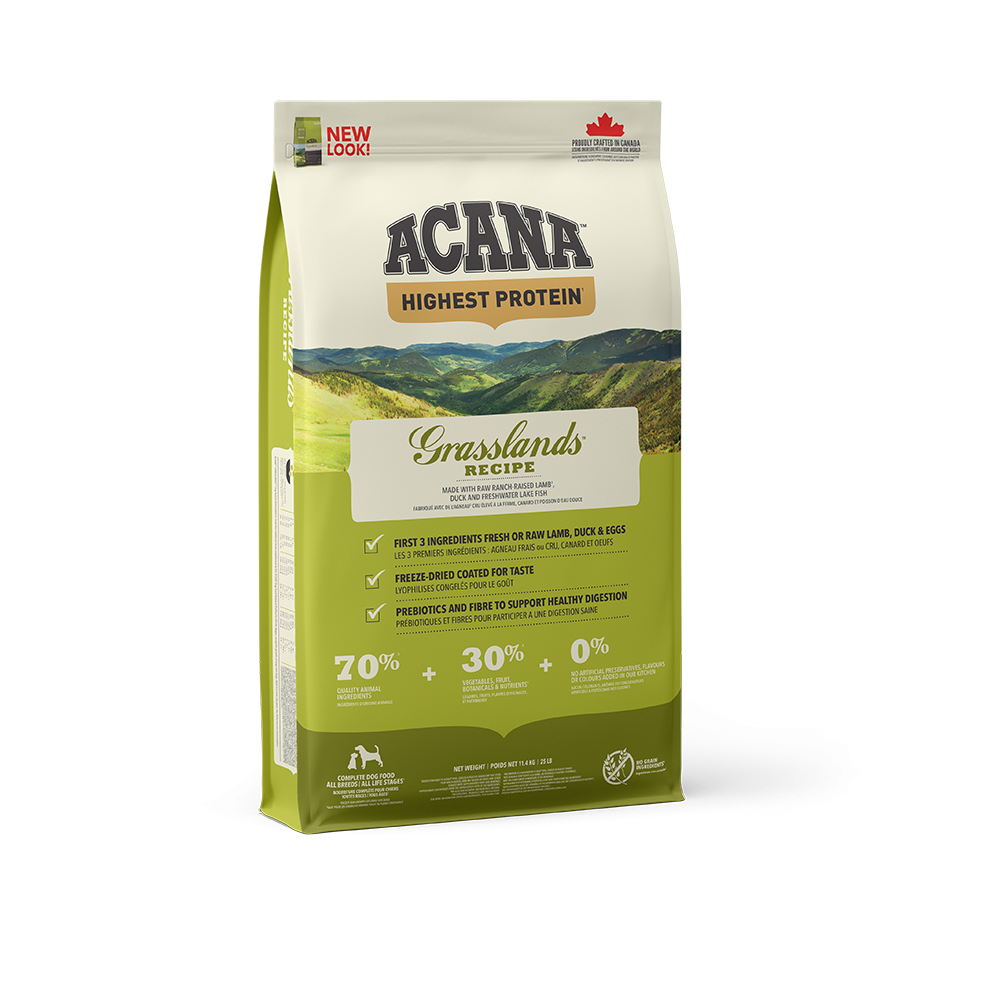 ACANA GRASSLANDS PER CANI 11 KG