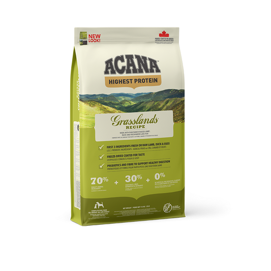 ACANA GRASSLANDS PER CANI 11 KG