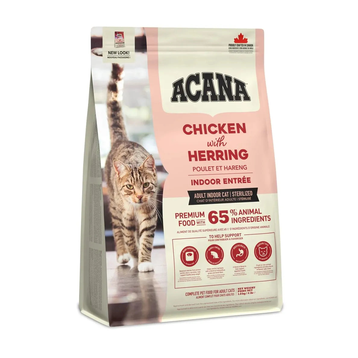 ACANA INDOOR ENTREE FOR ADULT INDOOR AND STERILIZED CATS 1,8KG