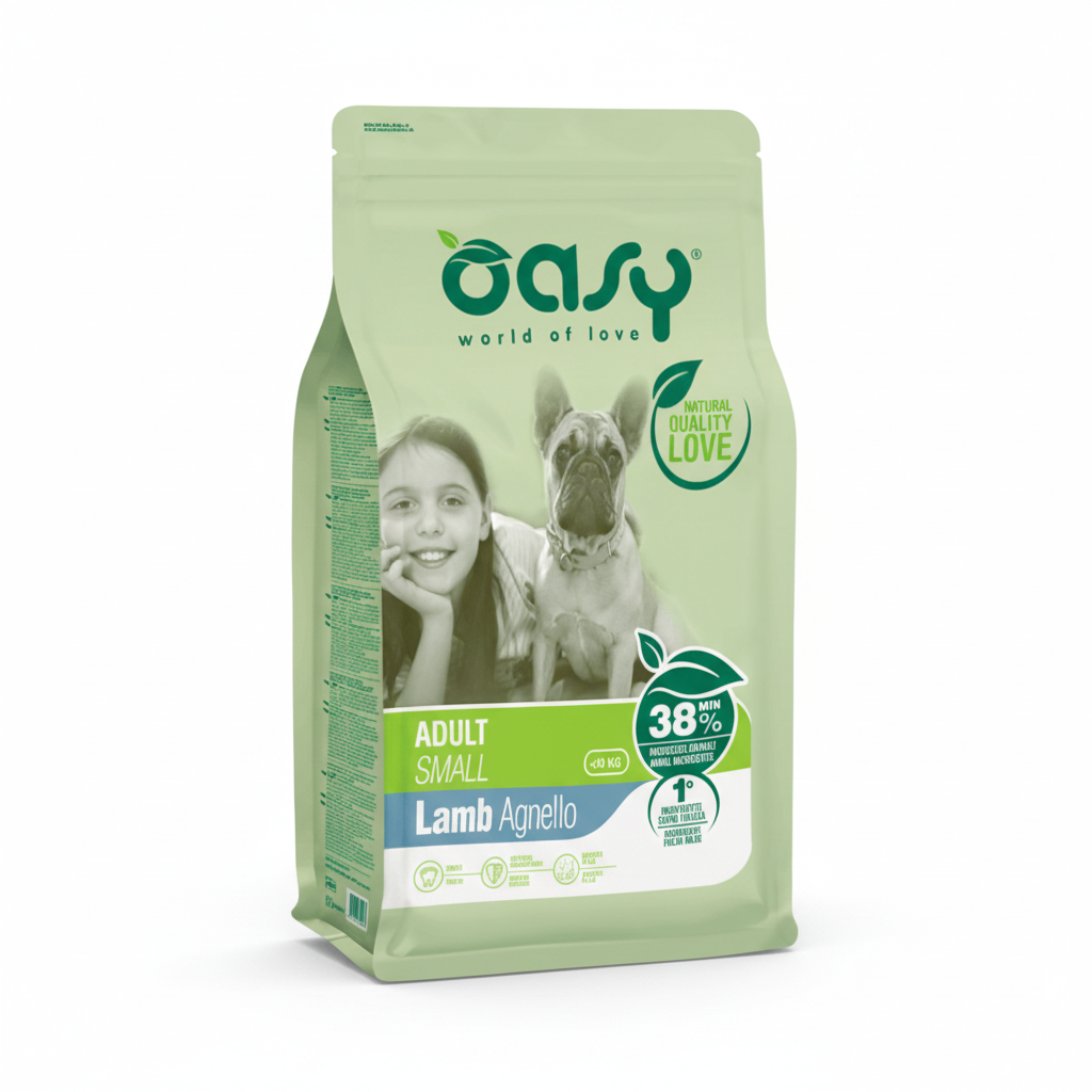 SMALL ADULT DOG  AGNELLO 3KG OASY