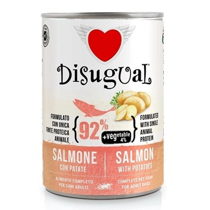DISUGUAL DOG SALMONE E PATATE 3X400G