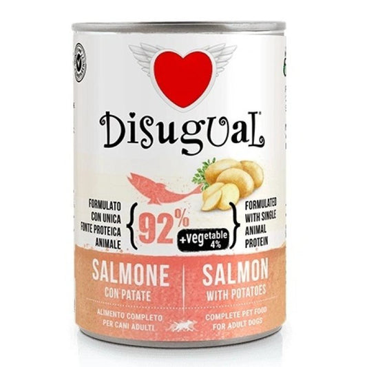 DISUGUAL DOG SALMONE E PATATE 3X400G