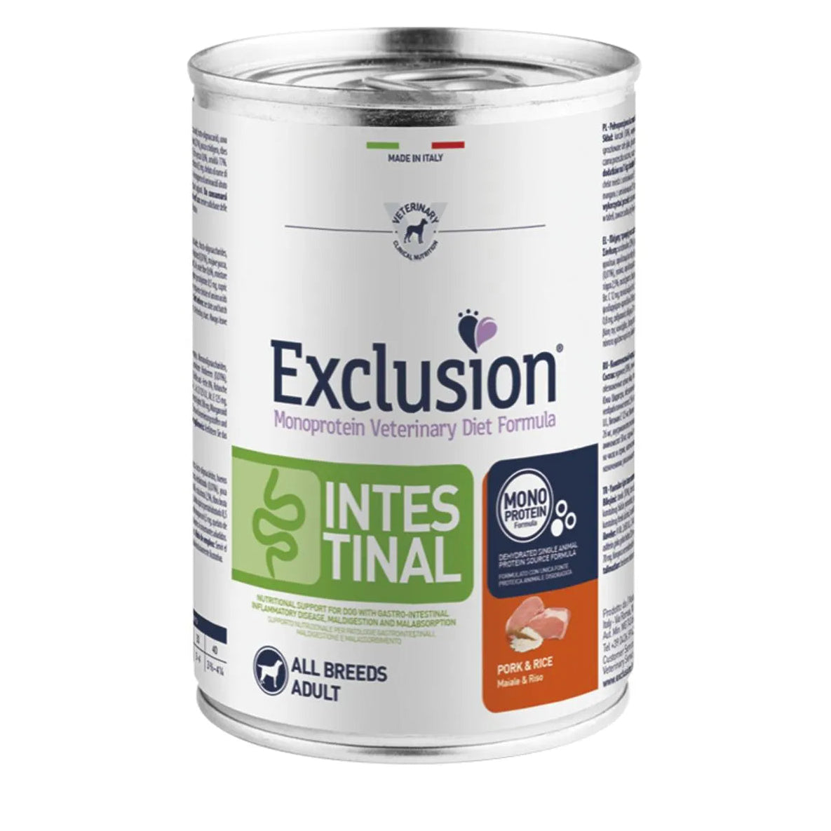 Exclusion Intestinal MAIALE E RISO 400 g