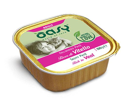 OASY DELIZIOSO PATE' ADULT VITELLO 12X100G