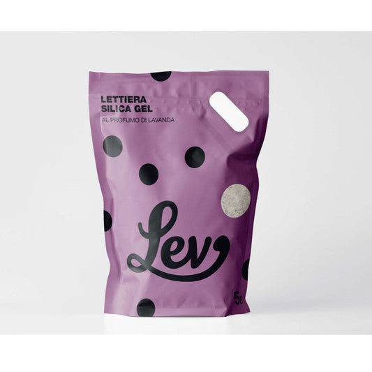 LEV LETTIERA SILICA GEL LAVANDA 5L