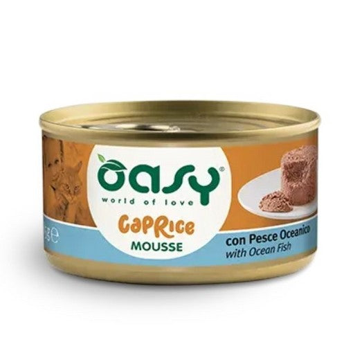 OASY CAPRICE MOUSSE PESCE OCEANICO ADULT CAT 6X85 G