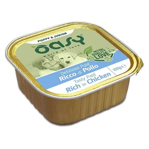 OASY DELIZIOSO PATE' PUPPY POLLO 6X150 G