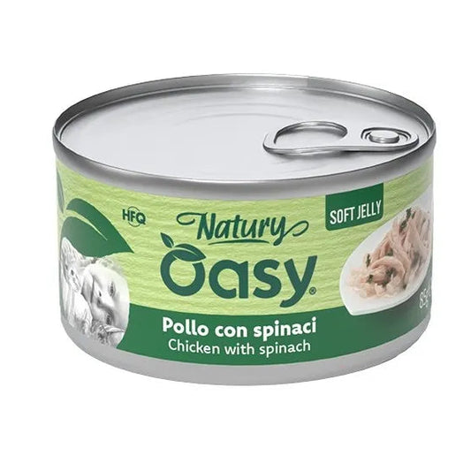 NATURY POLLO CON SPINACI 6X85 G OASY