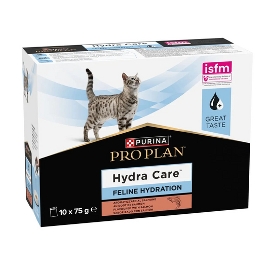 PURINA PRO PLAN - HYDRA CARE FELINE HYDRATION SALMONE 10X75 G