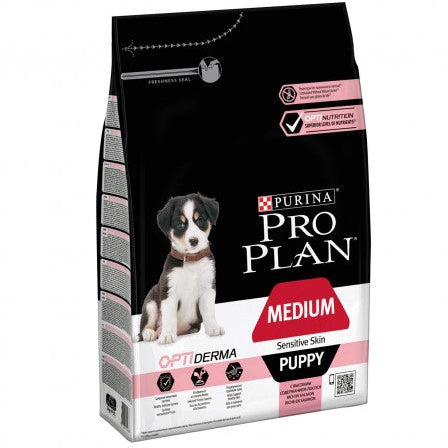 PURINA OPTIDERMA MEDIUM/PUPPY SALMONE 12 KG