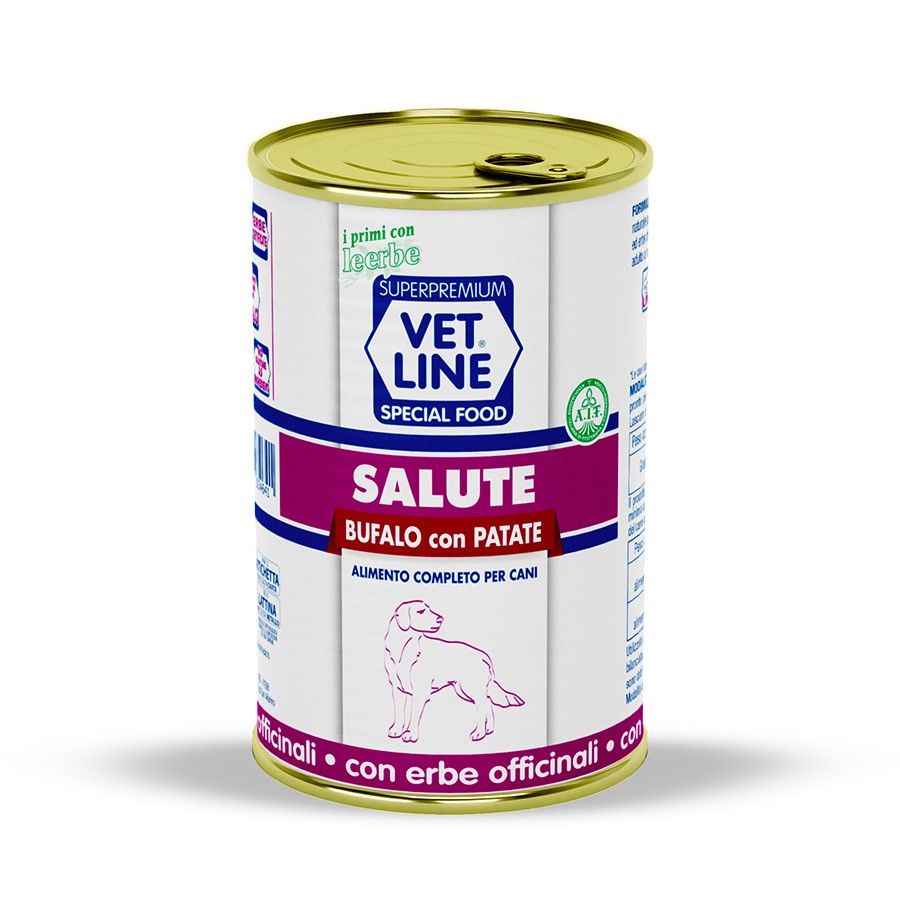 SALUTE BUFALO CON PATATE 400 GR. UMIDO - 6 LATTINE