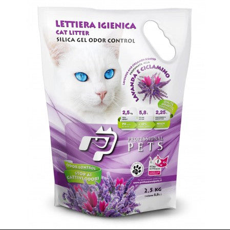 PROFESSIONAL PETS LETTIERA SILICIO PROFUMO FIOR DI LOTO  5,8 L