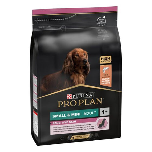Small & Mini Adult Sensitive Skin Ricco In Salmone  - Purina Pro Plan - Crocchette per cane